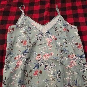 Floral tank top